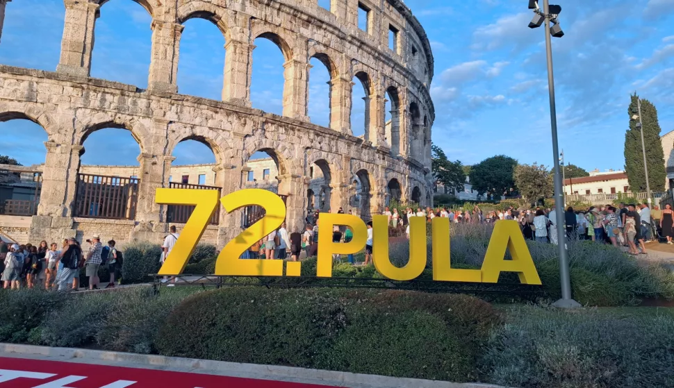 Pula, 10.7.2025.- Sve?ano otvorenje 72. Pulskog filmskog festivala. foto HINA/ Daniel SPONZA/ ua