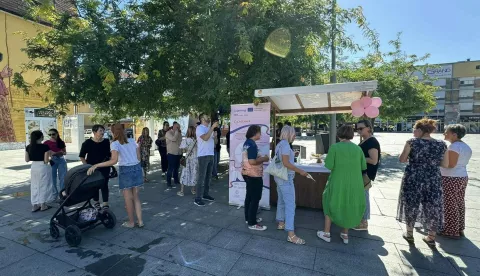 Javnozdravstvena akcija na trgufoto: Dom zdravlja Županja