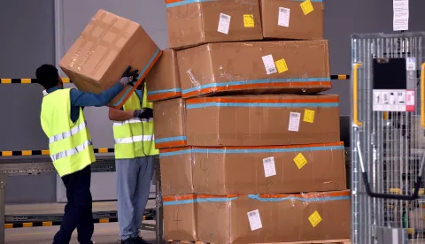 Velika Gorica, 02.12.2024 (nedeljni, Bozicni prilog) - Hrvatska posta, HP, sortirnica, uz tekst S.Pavica.foto Davor Kovacevicnedeljni