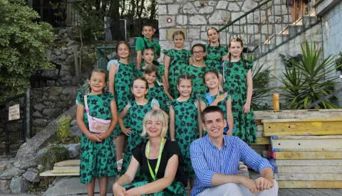 Dječji zbor HPD-a Lipa u Splitusrpanj 2025.Ustupljena fotografija