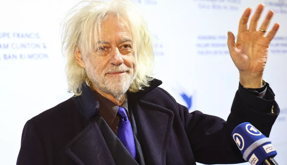 epa11166799 Irish musician and activist Sir Bob Geldof attends the Cinema for Peace gala during the 74th annual Berlin International Film Festival (Berlinale), in Berlin, Germany, 19 February 2024. EPA/FILIP SINGER