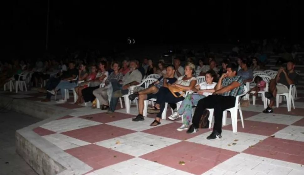 Đakovo, Ljetno kino u Strossmayerovom parku, srpanj 2019,