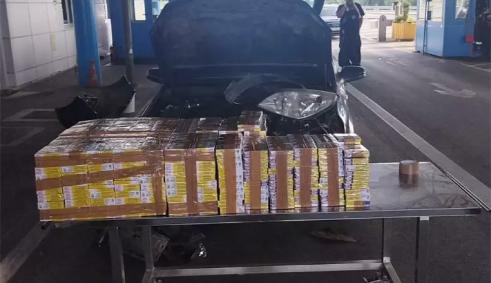 Na graničnom prijelazu Ilok zaplijenjene cigarete