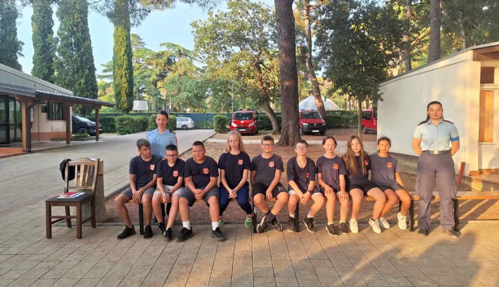 Sudjelovali u vatrogasnom kampu u Fažani, gdje su stekli znanja i prijateljstva
