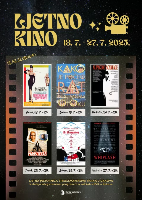 ĐAKOVO - LJETNO KINONAJAVA 2025.