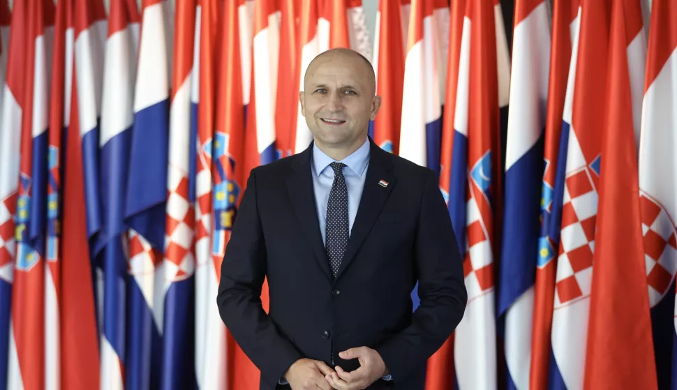 Zagreb, 14.07.2025 - Sjednica Hrvatskog sabora. Na slici ministar obrane Ivan Anušić.foto HINA/ Damir SENČAR/ ds