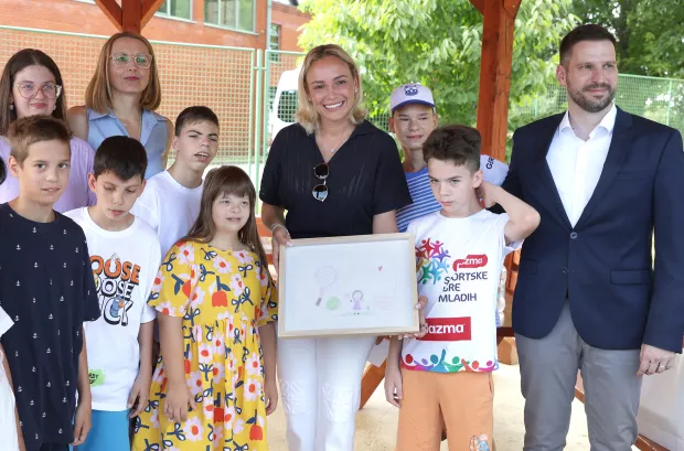 Osijek, 14. 07. 2025., Drinska 11b, Centar Ivan &Scaron;tark, obilazak, Donna Vekić, Ivan RadićSNIMIO BRUNO JOBST