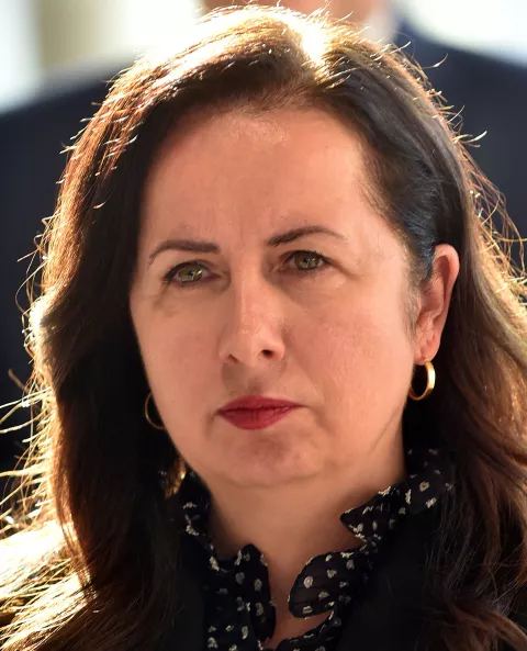 Zagreb, 30.01.2025 (novosti) - premijer Plenkovic s bankarima, proizvodjacima, predstavnicima trgovackih lanac, sindikata...., na slici Irena Weber, Ante Susnjar.foto Davor Kovacevicnovosti