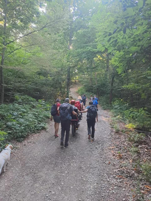Matej Ebner u pustolovinama s prijateljima s invaliditetom, 2025.Ustupljena fotografija
