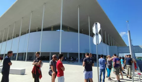 Red za ulaznice skoro 200 metara. Koristi slobodno Opus arena osijekMilan Bugarić