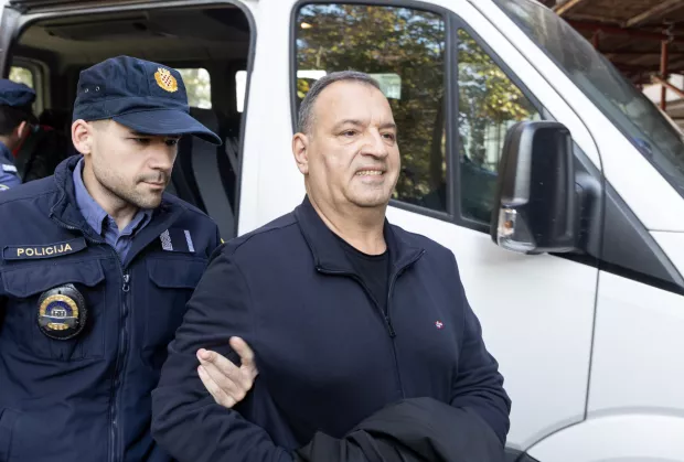 Zagreb, 15.11.2024 - Biv&scaron;i ministar financija Vili Beor&scaron;, Sa&scaron;a Pozder privedeni su istražnom sucu na Županijskom sudu u Zagrebu. Na slici Vili Bero&scaron;.foto HINA/ Damir SENČAR/ ds