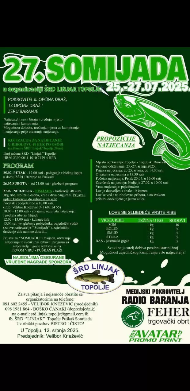 Somijada od 25. do 27. srpnja