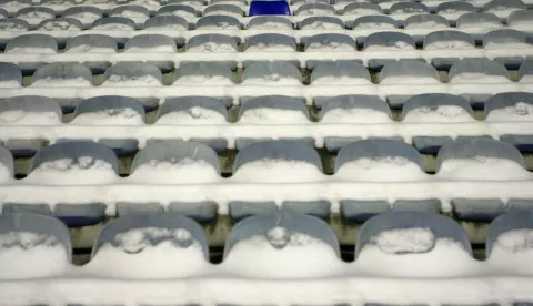 16.11.2009., Zagreb - Maksimirska 128, stadion nogometnog kluba Dinamo. Trening nogometnog kluba Timisoare uoci utakmice posljednjeg kola lige Uefe. Utakmica ce se odigrati pred praznim tribinama radi Uefine kazne zbog izgreda navijaca Dinama, tj. Bad Blue Boysa. rPhoto: Marin Tironi/PIXSELL