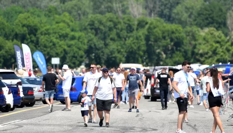 19.06.2025., Varazdin- Croatian Automotive Race Show na varazdinskom aerodromu. Photo: Vjeran Zganec Rogulja/PIXSELL