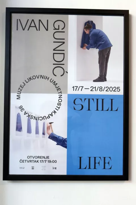Osijek 17. 07. 2025, Izložbeni prostor/privremena Galerija - Kapucinska 36. Ivan Gundić: Still Life, otvorenje izložbe, u suradnji s Muzejom likovnih umjetnosti.snimio GOJKO MIITĆ