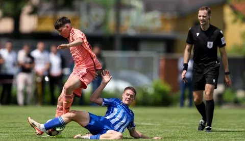 04.05.2024., Zagreb, Kajzerica - Prva Nogometna liga juniori, 26. kolo, NK Lokomotiva - GNK Dinamo. Domagoj Vidovic. Photo: Igor Kralj/PIXSELL