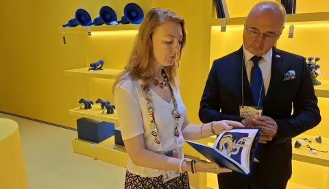 Tokio. 20.07.2025 - Ministar vanjskih poslova Gordan Grli? Radman boravio je u posjetu Japanu. Tijekom boravka posjetio je Osaka Expo 2025. foto HINA/ MVEP/ ik