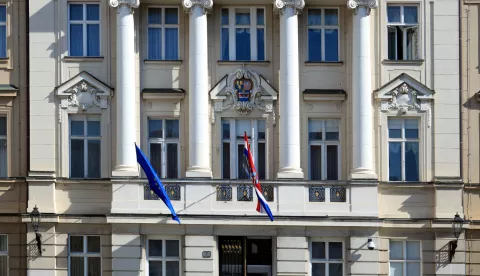 08.03.2011., Trg sv. Marka 6, Zagreb - Zgrada Hrvatskog sabora. r"nPhoto: Patrik Macek/PIXSELL