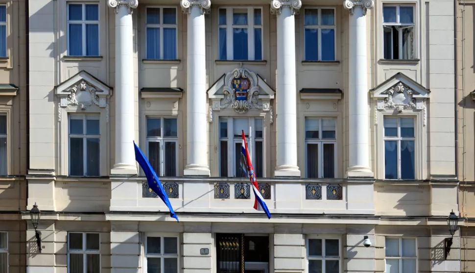 08.03.2011., Trg sv. Marka 6, Zagreb - Zgrada Hrvatskog sabora. r"nPhoto: Patrik Macek/PIXSELL