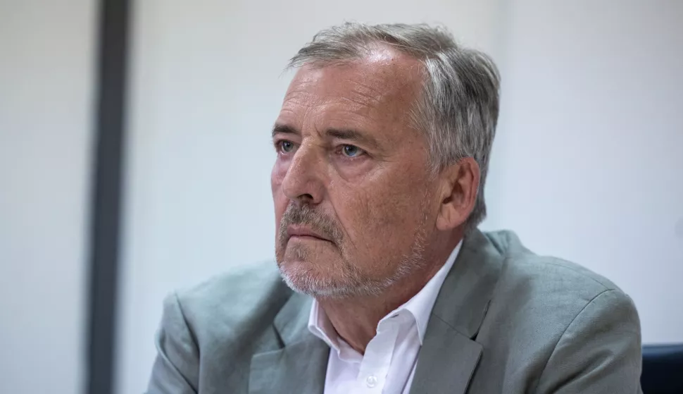 Zagreb, 2.7.2025 - Konferencija za medije o predstavljanju planiranih mjera i kapaciteta zdravstvenog sustava povodom održavanja koncerta Marka Perkovića Thompsona 5. srpnja na Hipodromu. Na slici Krunoslav Capak.Foto Hina/ Dario GRZELJ/ dag