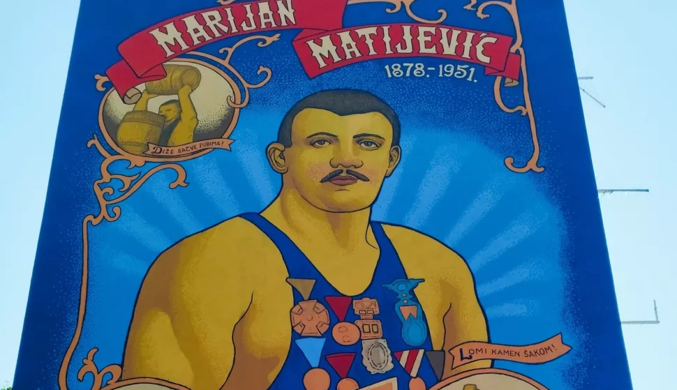 Mural Marijan Matijević u Županjifoto: Udruga ŽUKIS