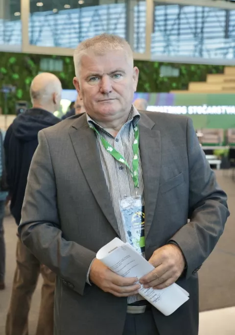 Osijek, 08. 11. 2023., GC; 1. DANI HRVATSKOG STOCARSTVA; otvorenje; skup; panel rasprava; Branko Kolak - predstavnik uzgojnih udruzenja suorganizatoraSNIMIO BRUNO JOBST 