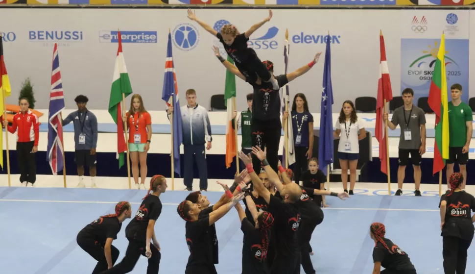 Osijek 20. 07. 2025, Dvorana Gradski vrt. Svečnao otvaranje EYOF-a.snimio GOJKO MIITĆ