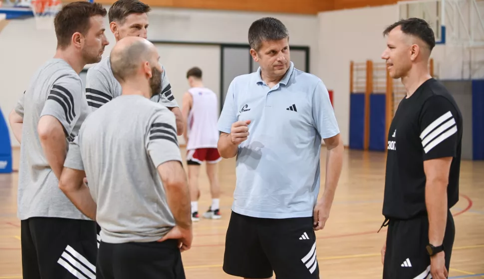 OPATIJA 21.07.2025. TRENING KOŠARKAŠKE REPREZENTACIJA HRVATSKE I IZBORNIK TOMISLAV MIJATOVIĆSNIMIO: NIKOLA BLAGOJEVIĆ