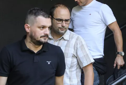 22.07.2025. Zagreb - Nova uhićenja u aferi Hipodrom, privedeni su Goran Đulić Đulić i Jagoda Bončina Franjković. U tijeku je pretres stana i garaže Gorana Djulica Photo: Robert Anic/PIXSELL