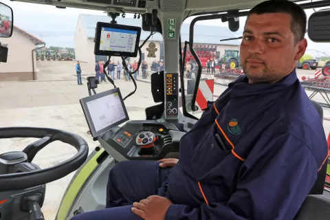 Antunovac, 06. 05. 2'025, Prezentacija i Uprava Žito Grupe i obilazak Antunovac, poljoprivrendna memanizacija...snimio GOJKO MITIĆ