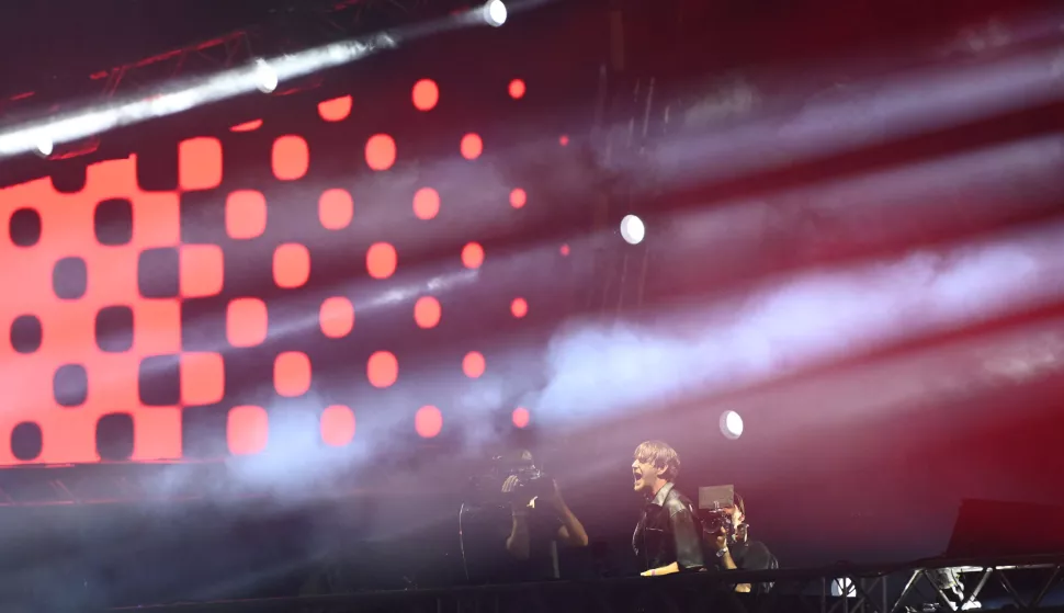 Split - 11.07.2025.- Prva većer na Ultra Europe festivalu. foto HINA/ Mario STRMOTIĆ/ms 