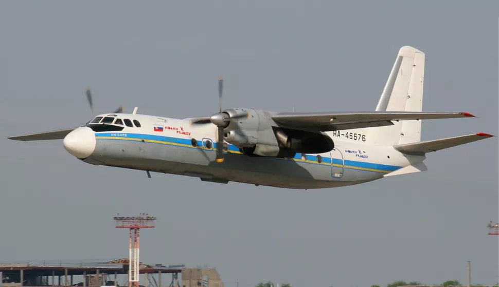 Polet Antonov An-24
