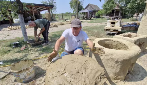 Izradili ćerpiče i čergaške peći, čak i vučedolski zid