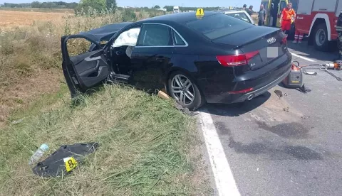 Prometna nesreća na osječkoj zapadnoj obilaznici u kojoj je jedan vozač poginuo
