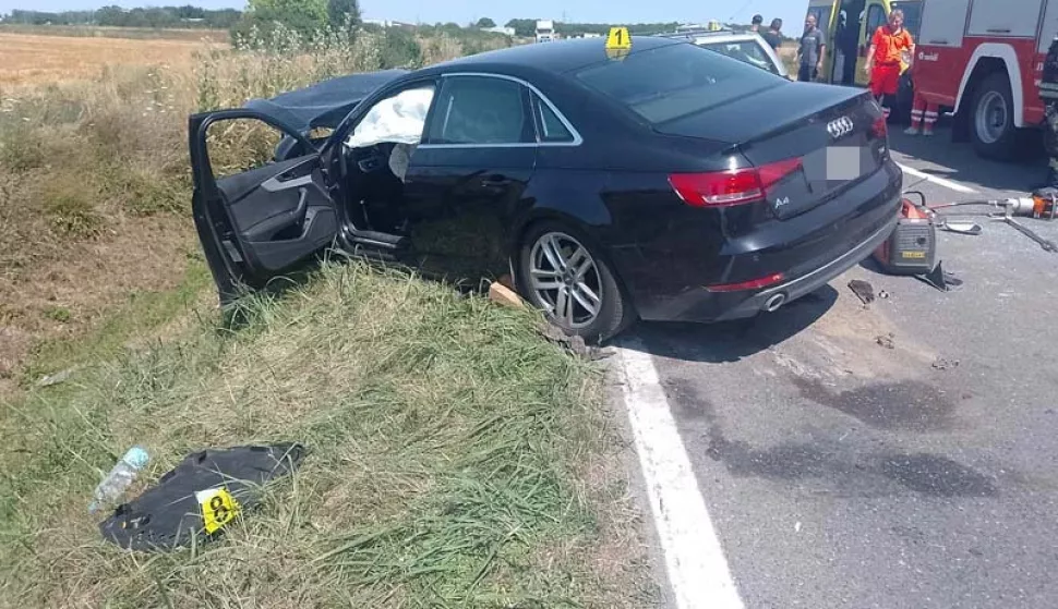 Prometna nesreća na osječkoj zapadnoj obilaznici u kojoj je jedan vozač poginuo
