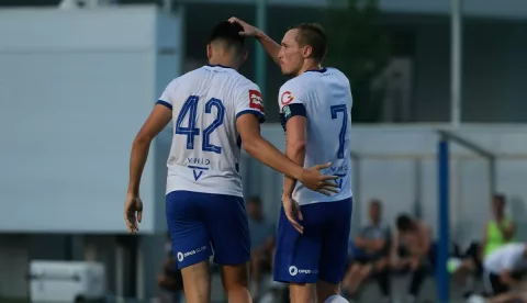 NK Osijek - Cibalia. Prijateljska utakmica. Opus Arena Jakov Dedić i Vedran Jugović