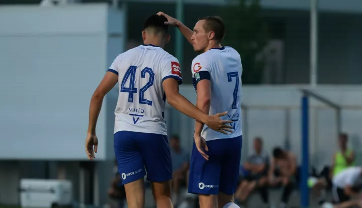 NK Osijek - Cibalia. Prijateljska utakmica. Opus Arena Jakov Dedić i Vedran Jugović