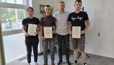 Ema, Norbert i Fran najbolji učenici, dobili nagrade Općine