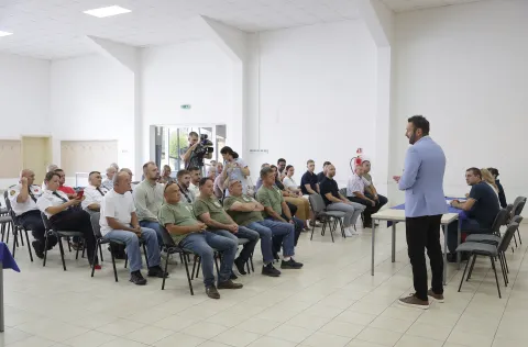 Tenja, 25. 07. 2025., Tenja MO Tenja, polaganje vijenaca, svečana sjednica, Vijeće MO Tenja SNIMIO BRUNO JOBST