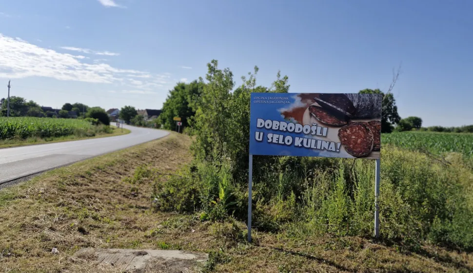 Ulaz u Jagodnjak - dobro došli u selo kulena