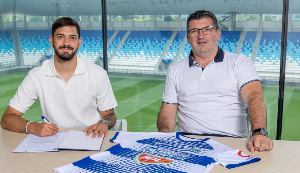 David Čolina i Alen Petrović. NK Osijek.