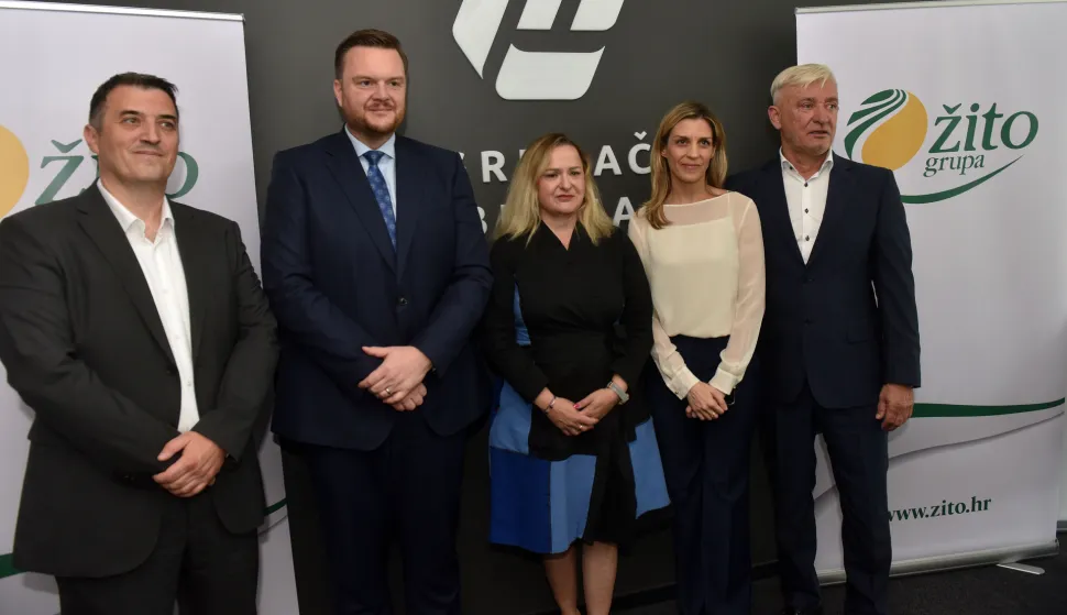 Zagreb, 28.07.2025 (novosti) - dionice trvtke Zito uvrstene za Zagrebacku burzu, na slikama Marko Pipunic, Marko Primorac.....foto Davor Kovacevicnovosti