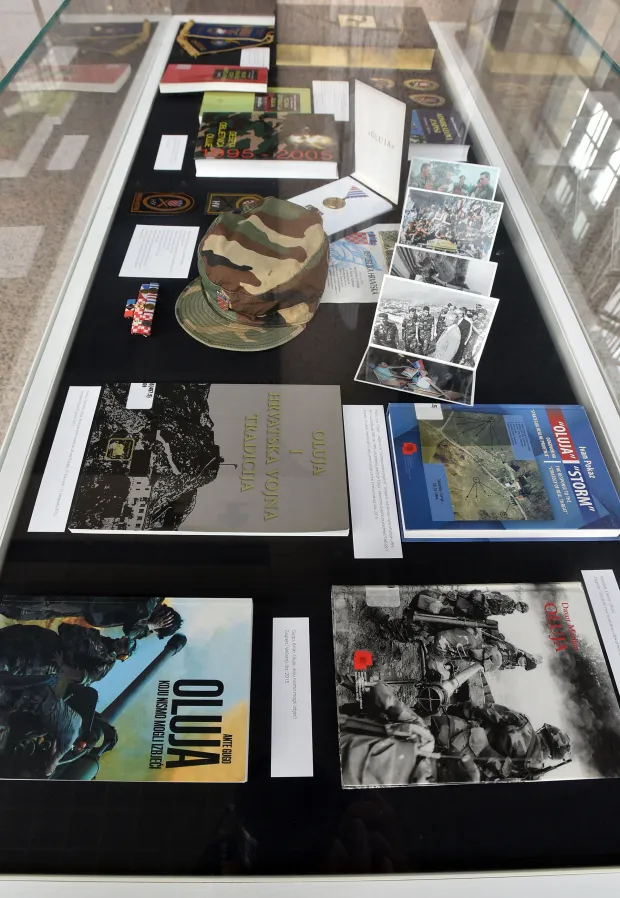 Zagreb, 28.07.2025 (nedeljni broj) - izlozba 30 godina Oluje u Nacionalnoj i sveucilisnoj knjiznici, tekst S.Pavic.foto Davor Kovacevicnedeljni