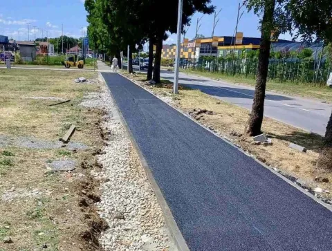 U Vinkovcima uređuju staze i kružne tokovesrpanj 2025.Ustupljena fotografija