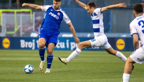 Zagreb, 11.5.2024 - Utakmica 34. kola HNL-a Dinamo - Osijek. Na slici Bruno Petković.Foto Hina/ Dario GRZELJ/ dag