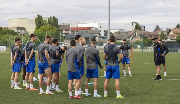 29.07.2025., Osijek - Trening nogometasa NK Osijek na Opus Areni nekoliko dana prije pocetka prvenstva i utakmice s Dinamom u prvom kolu. Photo: Davor Javorovic/PIXSELL