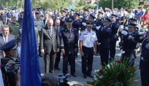 Dalj, 01. 08. 2025., Policijska postaja, Dalj, sjećanje na poginule branitelje, komemoracijaSNIMIO BRUNO JOBST