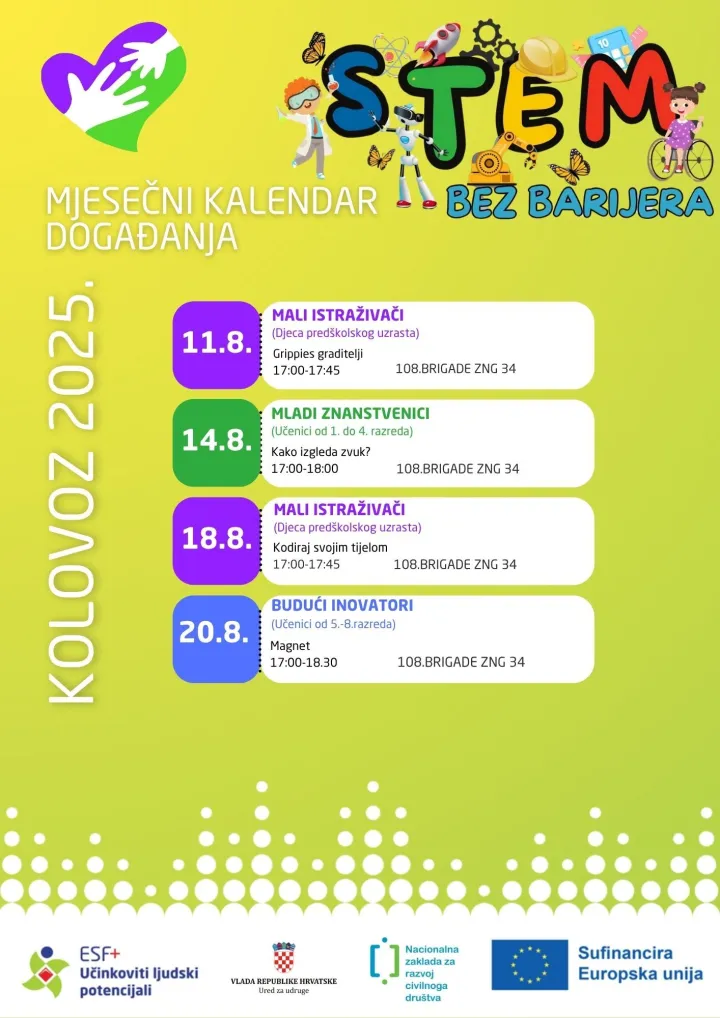 STEM BEZ BARIJERA, KOLOVOZ 2025 - SLAVONSKI BROD