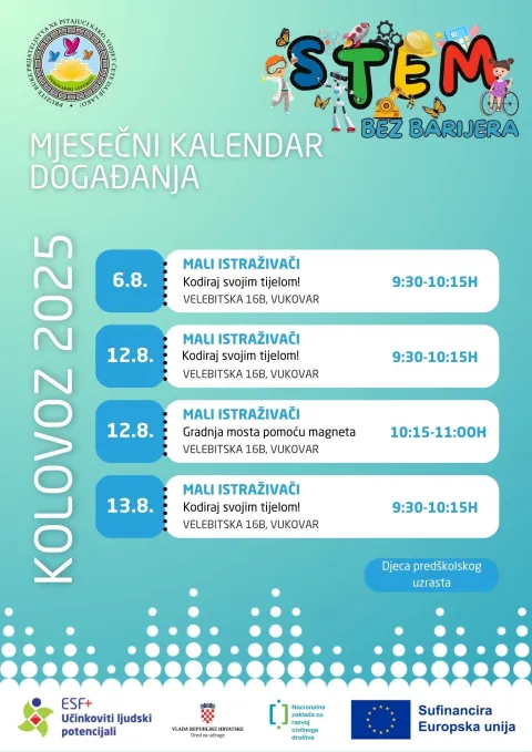 STEM BEZ BARIJERA, KOLOVOZ 2025 - VUKOVAR