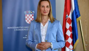 Zagreb, 30.07.2025 (novosti) - Natasa Mikus Zigman, ministrica EU fondova i regionalnog razvoja, uz razgovor T.Tomicic.foto Davor Kovacevicnovosti